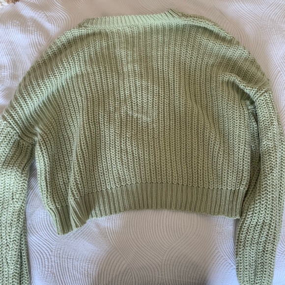 🌙Pacsun chunky oversized Sage Sweater! - Picture 4 of 4